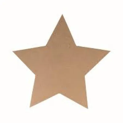 Ξύλινα MDF 25εκ.Αστερι