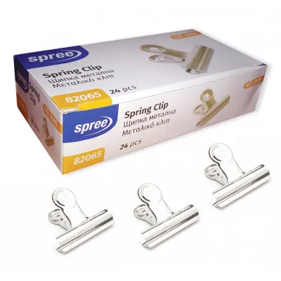 CLIPS ΠΙΑΣΤΡΑ ΜΕΤΑΛΙΚΑ 40mm