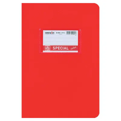 TΕΤΡΑΔΙΟ SPECIAL color ΡΙΓΕ 17Χ25 Φ50 ΚΟΚΚΙΝΟ