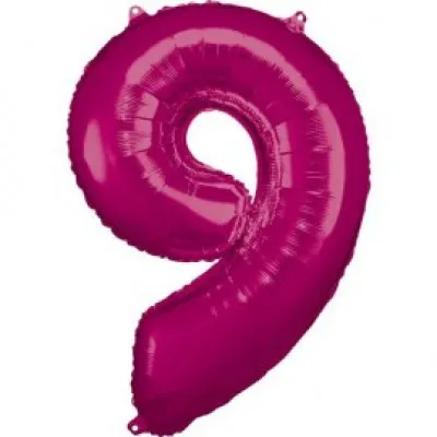 HOT PINK FOIL ΜΠΑΛΟΝΙ Νο 9    96cm
