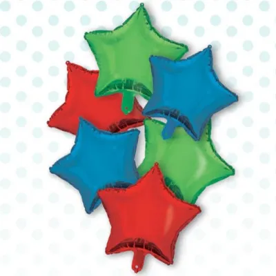 RED/BLUE/GREEN ΜΠΟΥΚΕΤΟ ΜΠΑΛΟΝΙΑ FOIL  46cm