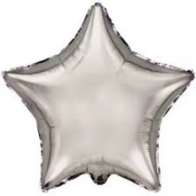 SILVER ΑΣΤΕΡΙ FOIL ΜΠΑΛΟΝΙ    46cm