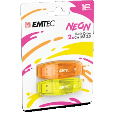 ΔΙΣΚΟΙ EMTEC FLASH USB 2.0 16GB C410 ΣΕΤ 2