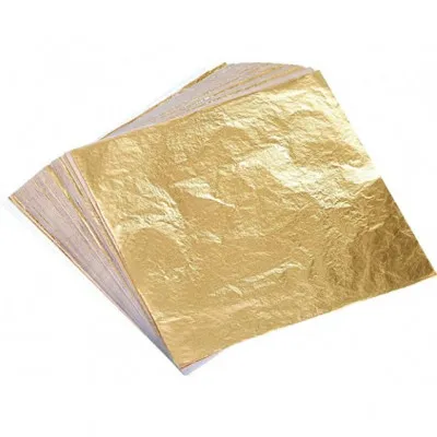 100 φύλλα Ημίχρυσος Ακόλλητος 16χ16 cm