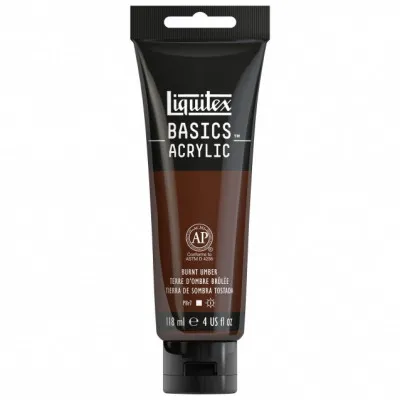 Liquitex 118ml Basics 128 Burnt Umber
