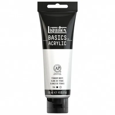 Liquitex 118ml Basics 432 Titan White