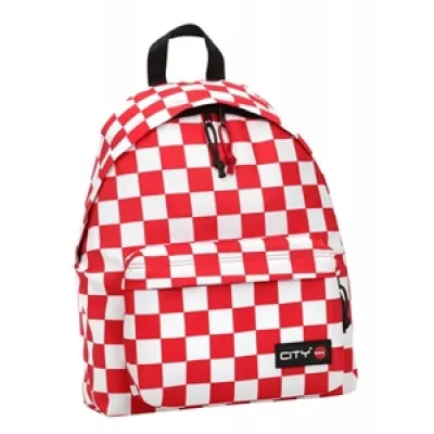 ΤΣΑΝΤΑ CITY THE DROP 14617 CHECKERS RED