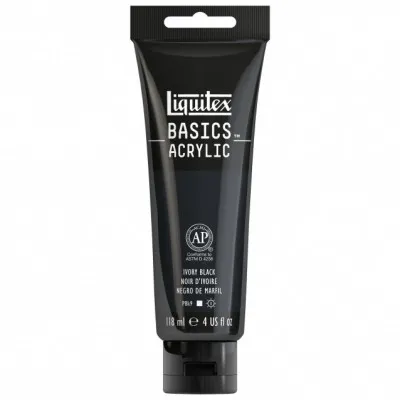 Liquitex 118ml Basics 244 Ivory Black