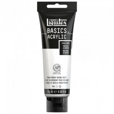 Liquitex 118 ml Basics  430 TRANSPARENT MIXING WHITE