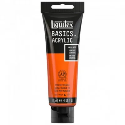 Liquitex 118 ml Basics 620 Vivid Red Orange