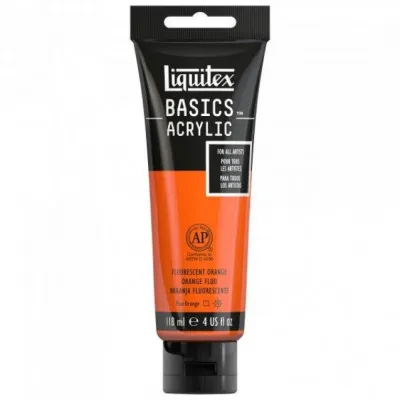 Liquitex 118 ml Basics 982 Fluorescent Orange