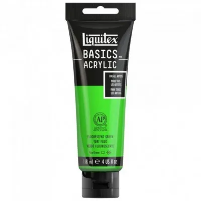 Liquitex 118 ml Basics 985 Fluorescent Green
