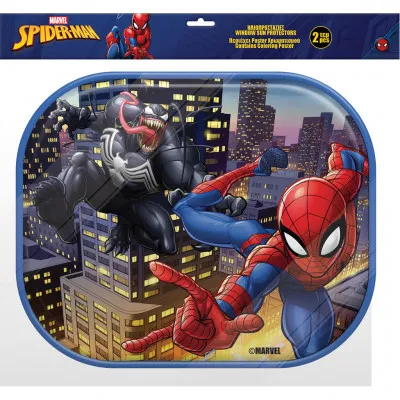 ΗΛΙΟΠΡΟΣΤΑΣΙΑ SPIDERMAN ΑΥΤΟΚΙΝΗΤΟΥ 44Χ36ΕΚ ΣΕΤ 2ΤΕΜ ΜΕ ΠΟΣΤΕΡ  ΧΡΩΜΑΤΙΣΜΟΥ