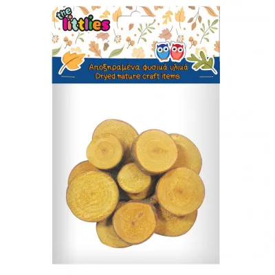 ΑΠΟΞΗΡΑΜΕΝOI ΚΟΡΜΟΙ ΚΙΤΡΙΝΟΙ 40gr THE LITTLIES