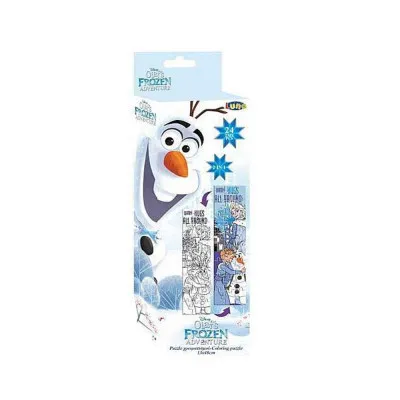 PUZZLE ΧΡΩΜΑΤΙΣΜΟΥ ΠΥΡΓΟΣ 2 ΟΨΕΩΝ 24TEM 12,7X47,7ΕΚ FROZEN