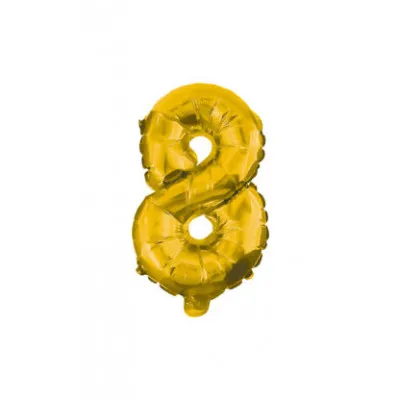 ΜΠΑΛΟΝΙΑ DECORATA FOIL GOLD NO 8