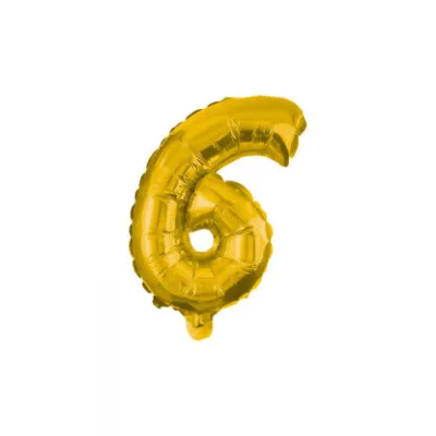 ΜΠΑΛΟΝΙΑ DECORATA FOIL GOLD NO 6