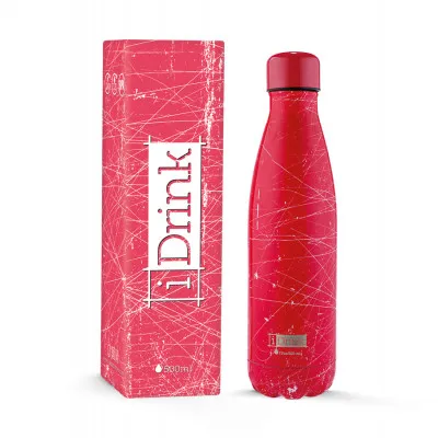 ΠΑΓΟΥΡΙ i DRINK ID0089 THERM BOTTLE 500ml GRUNGE PINK