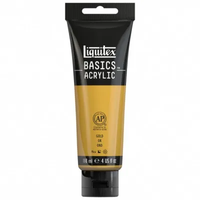 Liquitex Basics 118ml Acrylic 051 Bright Gold