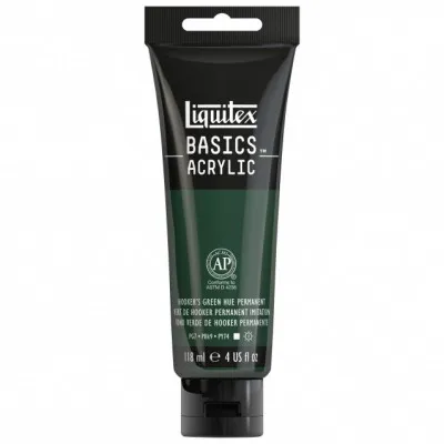 Liquitex Basics 118ml Acrylic 224 Hookers Green Hue
