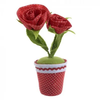 ΛΟΥΛΟΥΔΙ ΣΕ ΓΛΑΣΤΡΑ ΥΦΑΣΜΑΤΙΝΗ ΠΡΑΣΙΝΟ/ΚΟΚΚΙΝΟ 18Χ9Χ27