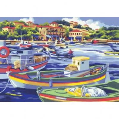 Ζωγραφική με Νούμερα 30χ40cm Ψαροκάικα