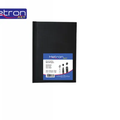 METRON ART ΜΠΛΟΚ ΣΧΕΔΙΟΥ ΒΙΒΛ/ΝΟ 10x15cm 110Φ. 100gr ΜΑΥΡΟ