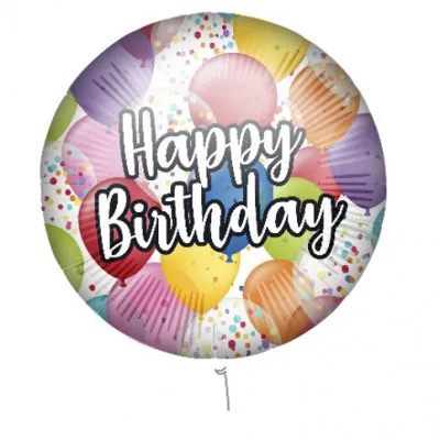 HAPPY BIRTHDAY BALLOONS  FOIL ΜΠΑΛΟΝΙ  46cm