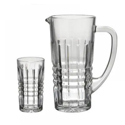 S/7 ΚΑΝΑΤΑ ΚΑΙ 6 ΠΟΤΗΡΙΑ ΓΥΑΛΙΝΗ ΔΙΑΦΑΝΗ 1000/256mL