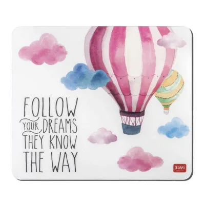 LEG MOU0001 SMILE MOUSEPAD FOLLOW YOUR DREAM