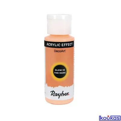 Ακρυλικό Glow in the dark 59ml. Orange