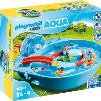 PLAYMOBIL 1.2.3.- (70267) ΜΕΓΑΛΟ AQUA PARK ΜΕ ΝΕΡΟΜΥΛΟ