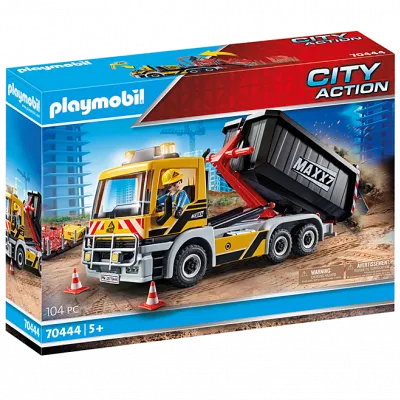 PLAYMOBIL CITY ACTION - (70444) ΦΟΡΤΗΓΟ ΜΕ ΑΝΑΤΡΕΠΟΜΕΝΗ ΚΑΡΟΤΣΑ