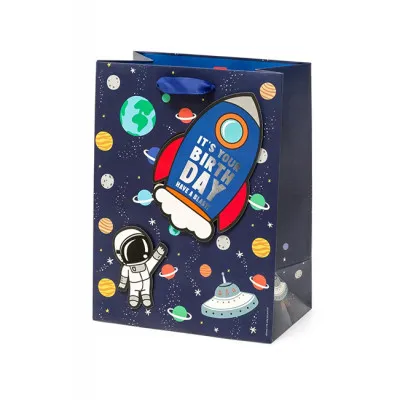 LEG GB0619 GIFT BAG - MEDIUM - SPACE