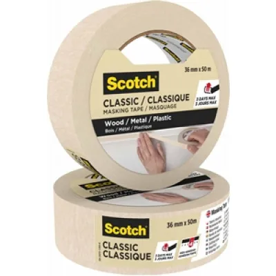 ΚΟΛΛΗΤΙΚΕΣ 3M MASKING 3650 36mmΧ50m CLASSIC