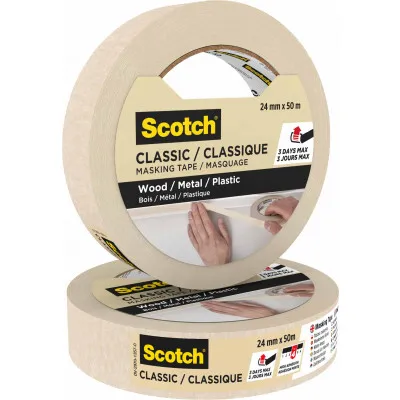 ΚΟΛΛΗΤΙΚΕΣ 3M MASKING 2450 24mmΧ50m CLASSIC