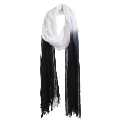 ΦΟΥΛΑΡΙ ΑΣΠΡΟΜΑΥΡΟ TIE DIE 90Χ190 (VISCOSE)
