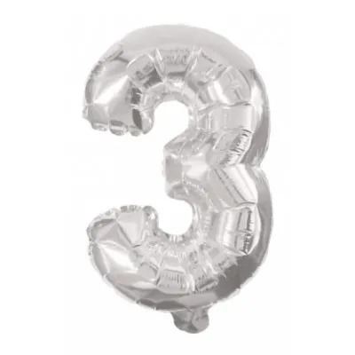 ΜΠΑΛΟΝΙΑ DECORATA SILVER FOIL 86 εκ Νο 3