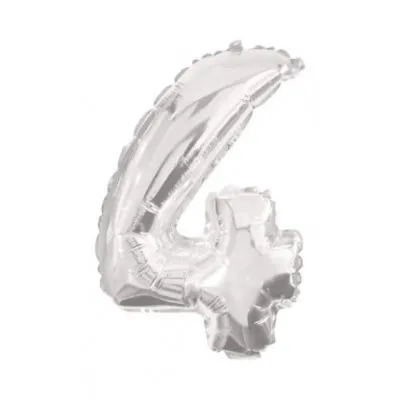 ΜΠΑΛΟΝΙΑ DECORATA SILVER FOIL 86 εκ Νο 4