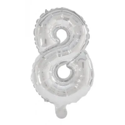 ΜΠΑΛΟΝΙΑ DECORATA SILVER FOIL 86 εκ Νο 8