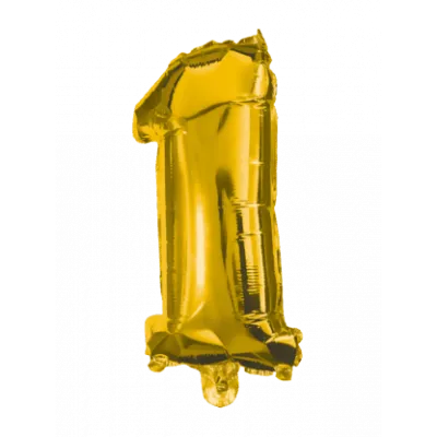 ΜΠΑΛΟΝΙΑ DECORATA GOLD FOIL 86 εκ Νο 1