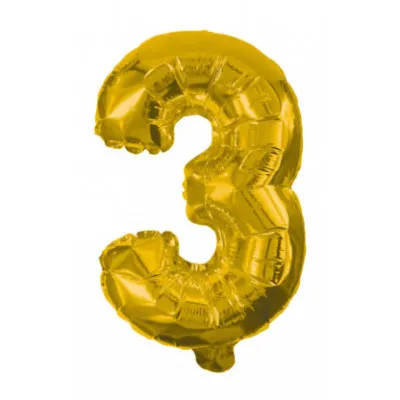 ΜΠΑΛΟΝΙΑ DECORATA GOLD FOIL 86 εκ Νο 3