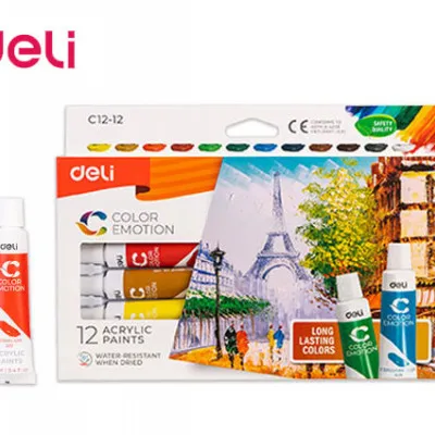 DELI ΧΡΩΜΑ ΑΚΡΥΛΙΚΟ 12ΧΡ 12ml COLOR EMOTION