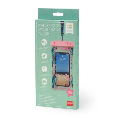 LEG WPP0001 WATERPROOF SMARTPHONE POUCH - FLAMINGO
