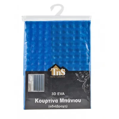 ΚΟΥΡΤΙΝΑ ΜΠΑΝΙΟΥ ΜΟΝΟΧΡ. 180Χ180CM