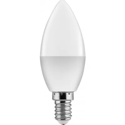 HEDA LED E14 C37 8W, Θερμό φως.