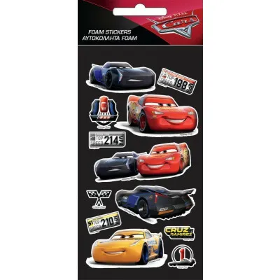 GIM STICKER FOAM CARS