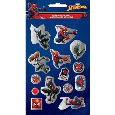 GIM STICKER REFLECTIVE SPIDERMAN