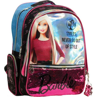 GIM ΤΣΑΝΤΑ ΟΒΑΛ BARBIE DENIM FASHION