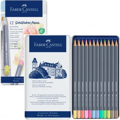 ΞΥΛΟΜΠΟΓΙΕΣ AWF GOLD METAL PASTEL 114622 12 ΧΡΩΜΑΤΑ